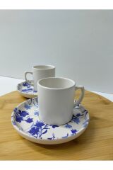 ŞIK TASARIM FARKLI DESENLİ 2 Lİ TÜRK KAHVESİ FİNCAN SETİ... ÇEYİZLİK - HEDİYELİK - GÜNLÜK