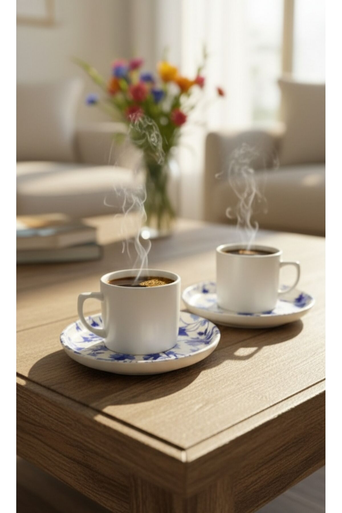 ŞIK TASARIM FARKLI DESENLİ 2 Lİ TÜRK KAHVESİ FİNCAN SETİ... ÇEYİZLİK - HEDİYELİK - GÜNLÜK