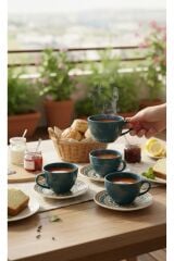 SERAMİK 6 LI ÇAY FİNCAN SETİ. ÇEYİZ HEDİYELİK GÜNLÜK OFİS EV