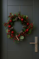 YENİ YIL TEMALI KAPI SÜSÜ