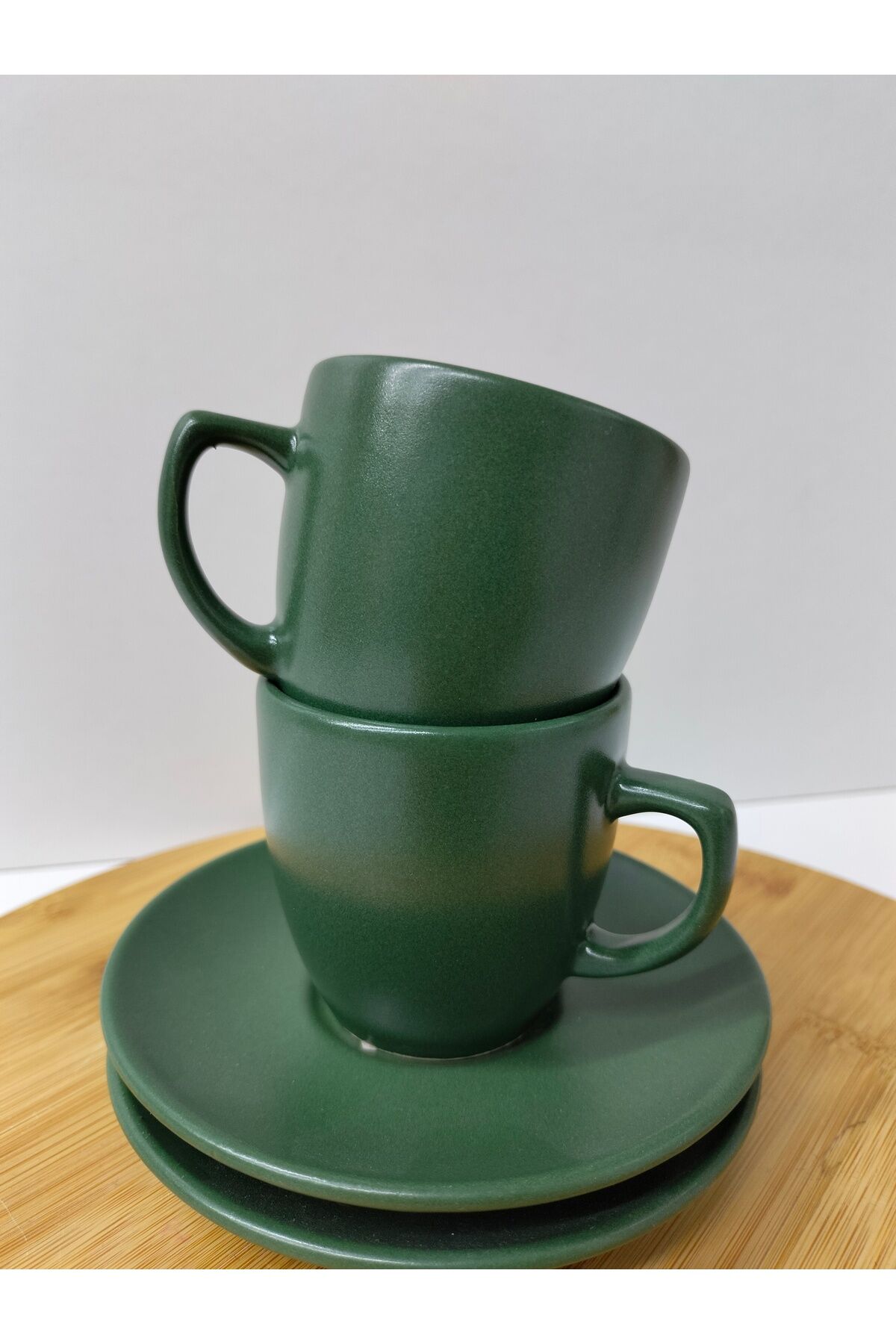 SERAMİK ŞIK TASARIM 2 Lİ TÜRK KAHVESİ FİNCANI