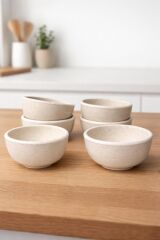 6 Adet şık seramik çerezlik