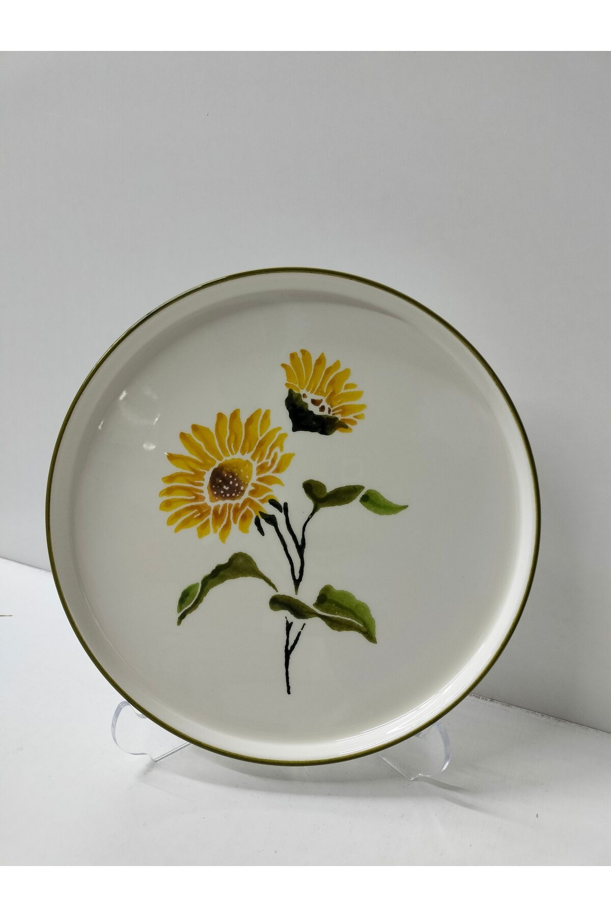 SERAMİK 6 KİŞİLİK 14 PARÇA ŞIK TASARIM PAPATYALI KAHVALTI TAKIMI. ÇEYİZ HEDİYELİK MUTFAK SOFRA