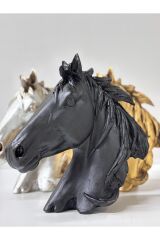 Modern Tasarım Dekoratif At kafası biblo (25*25) ev ofis hediyelik çeyiz lüxs dekor