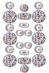 Mess Betty Marka Porselen 22 parça kahvaltı seti