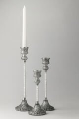 KRİSTAL 3LÜ ŞAMDAN