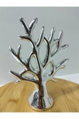 SERAMİK ŞIK YAŞAM AĞACI DEKORATİF OBJE AKSESUAR HEDİYELİK ÇEYİZ- EV ÜRÜNÜ-16 CM BOY-14 CM EN