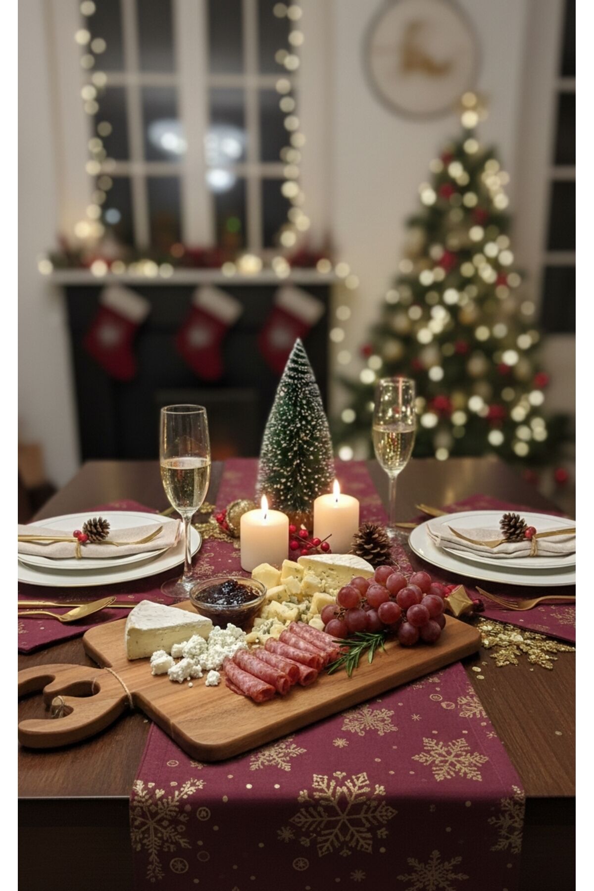 Mien Geyikli Sunum Tabağı , Servis tabağı