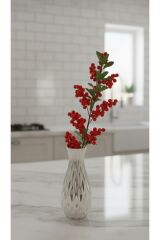 Cam Gümüş Kaplama Vazo (18 Cm ) Gümüş