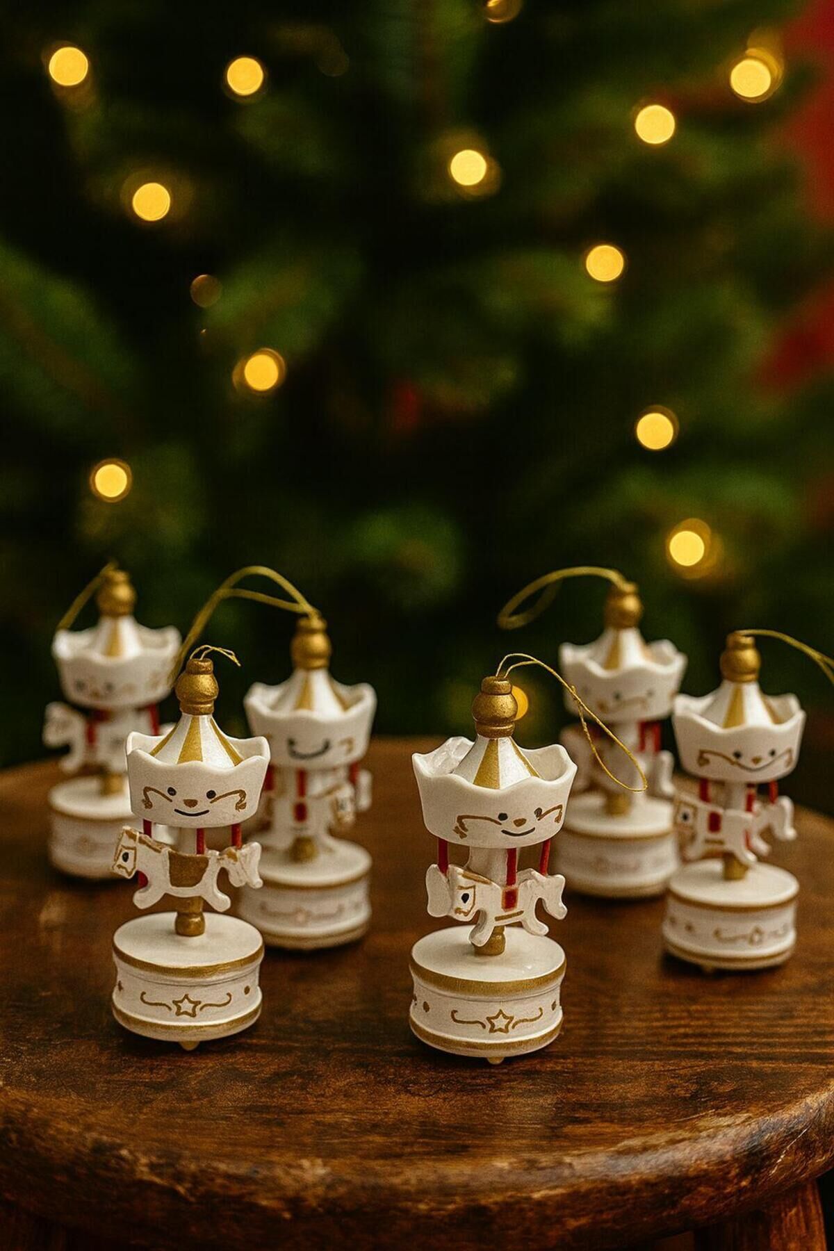 TASARIM KUTU 15 Lİ YENİ YIL SÜSÜ ( NOEL - YENİ YIL HEDİYESİ Beyaz