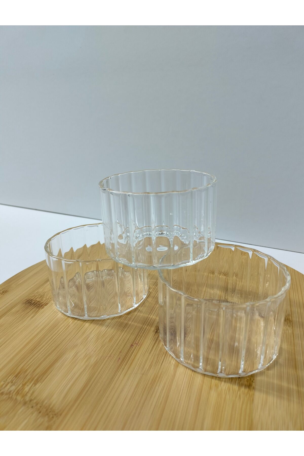 ISIYA DAYANIKLI BOROSİLİKAT CAM KASE(190ml), ÇEREZLİK, ÇEYİZLİK Beyaz